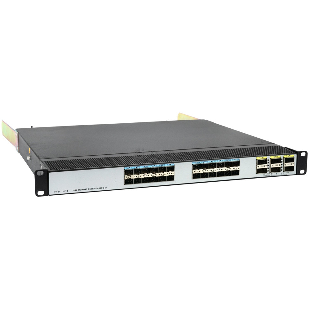 CE6870-24S6CQ-EI HUAWEI 24-PORT 10GE SFP+,6-PORT 100GE QSFP28 SWITCH W/ DUAL PSU